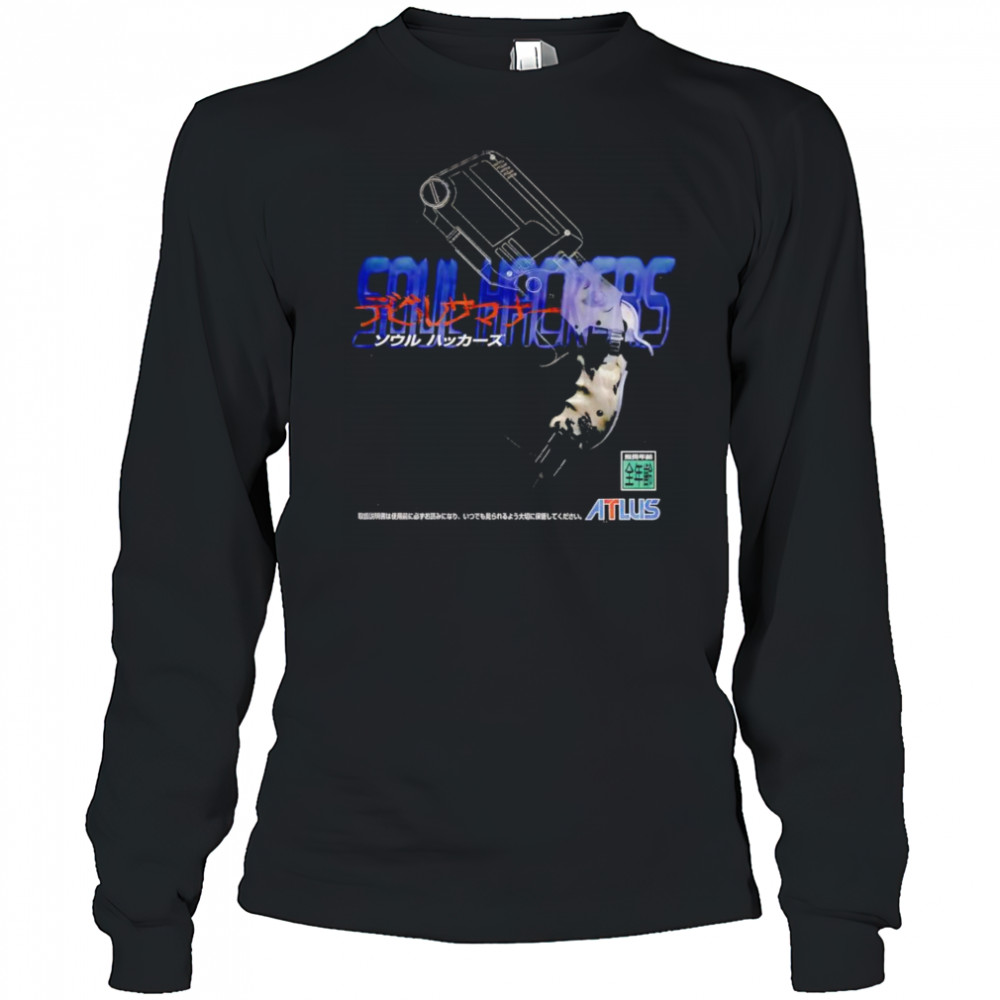 Soul Hackers vintage shirt Long Sleeved