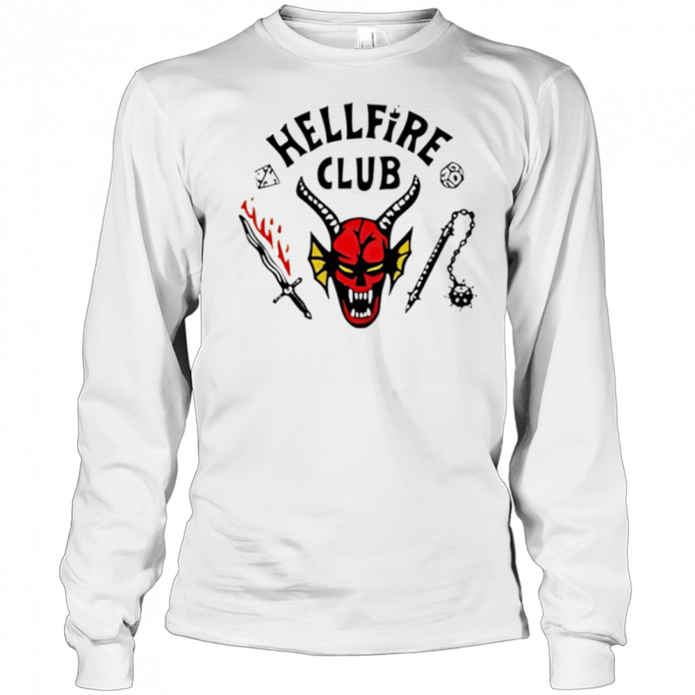Stranger Things Hellfire Club shirt Long Sleeved