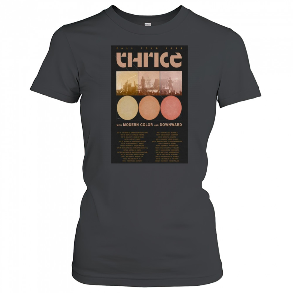 Thrice Fall Tour 2025 Poster Shirt Women's T-shirt