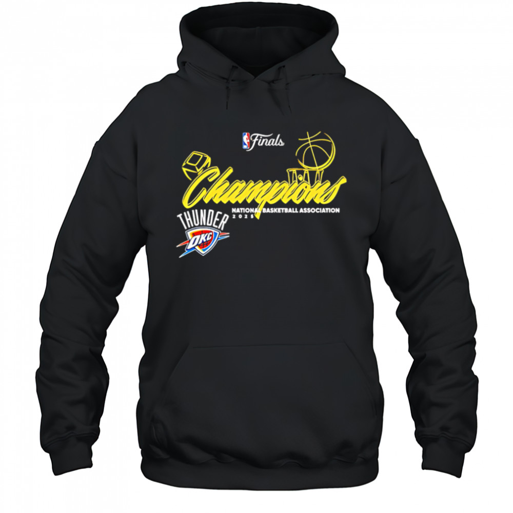 Thunder Final 2025 national basketball association champions design shirt Hoodie