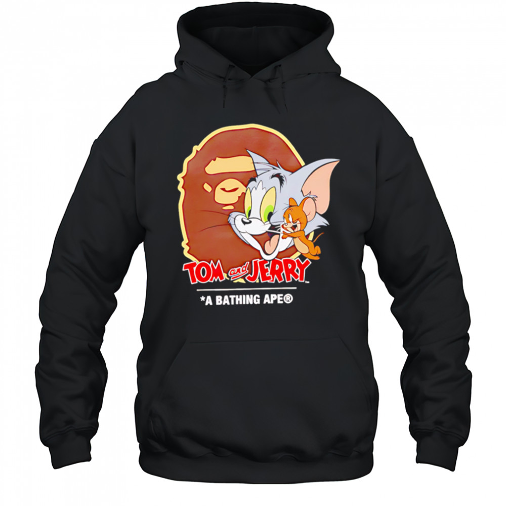 Tom and Jerry Bathing Ape shirt Hoodie