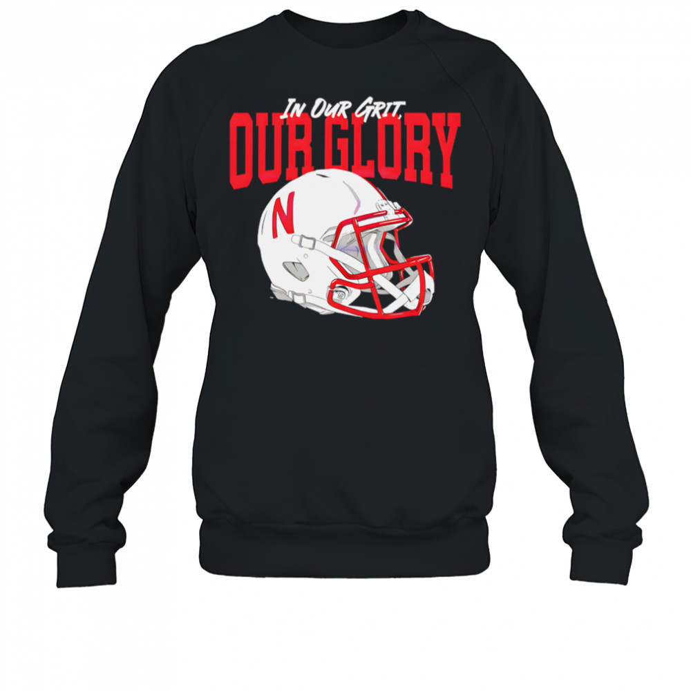 Vintage Nebraska Cornhuskers Football Helmet Grit And Glory shirt Sweatshirt