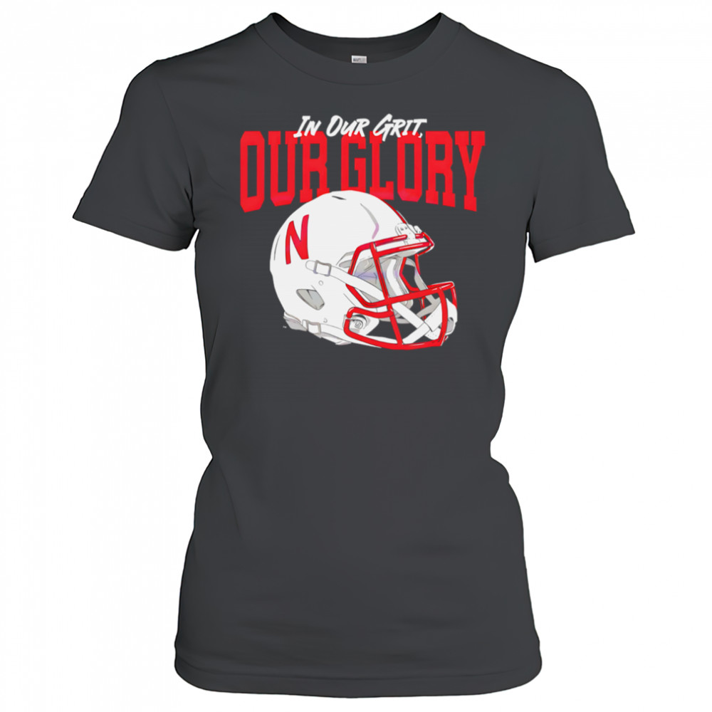 Vintage Nebraska Cornhuskers Football Helmet Grit And Glory shirt Women's T-shirt