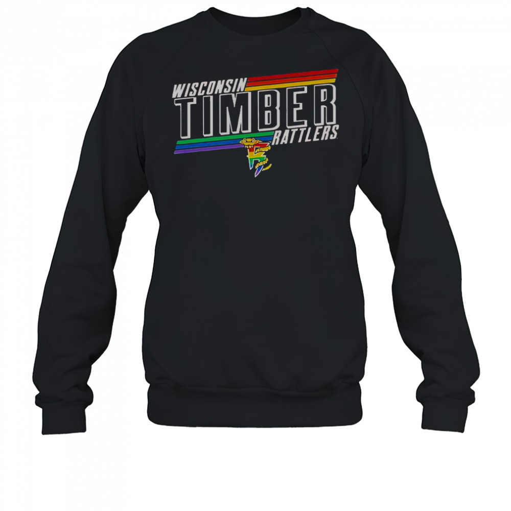 Wisconsin Timber Rattlers Pride Night T-Shirt Sweatshirt
