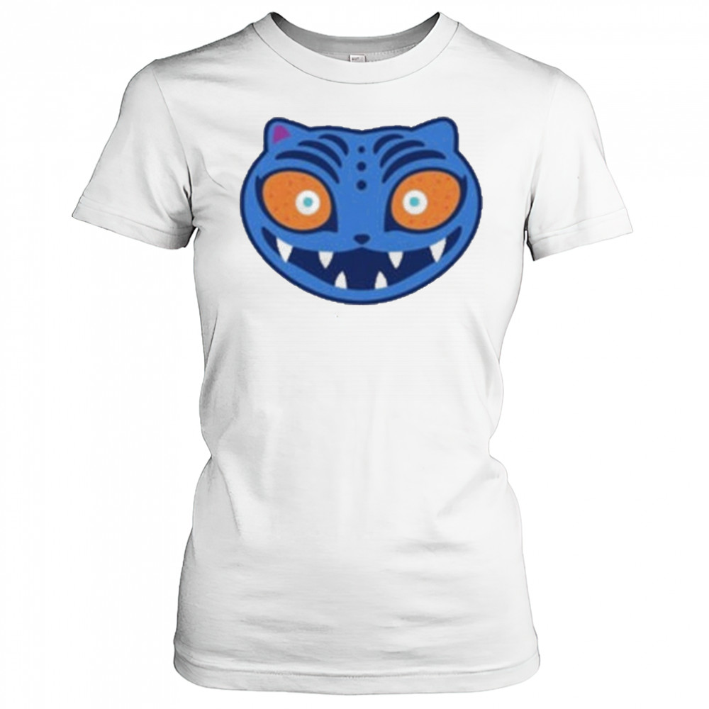 Zoey Wearing Derpy Tiger’s Face T-Shirt Women's T-shirt