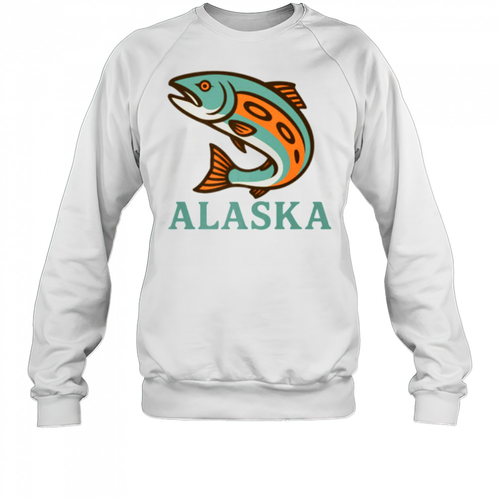 Alaska Salmon Fishing Native American Indigenous Tlingit Art Shirt Sweatshirt