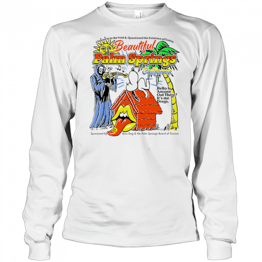 Beautiful palm springs California shirt Long Sleeved
