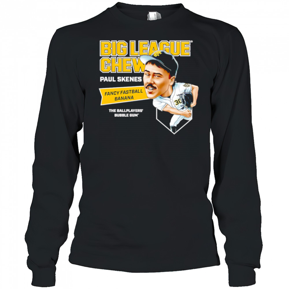Big League Chew Paul Skenes fancy fastball bababa The Ballplayers’ Bubble Gum’ shirt Long Sleeved
