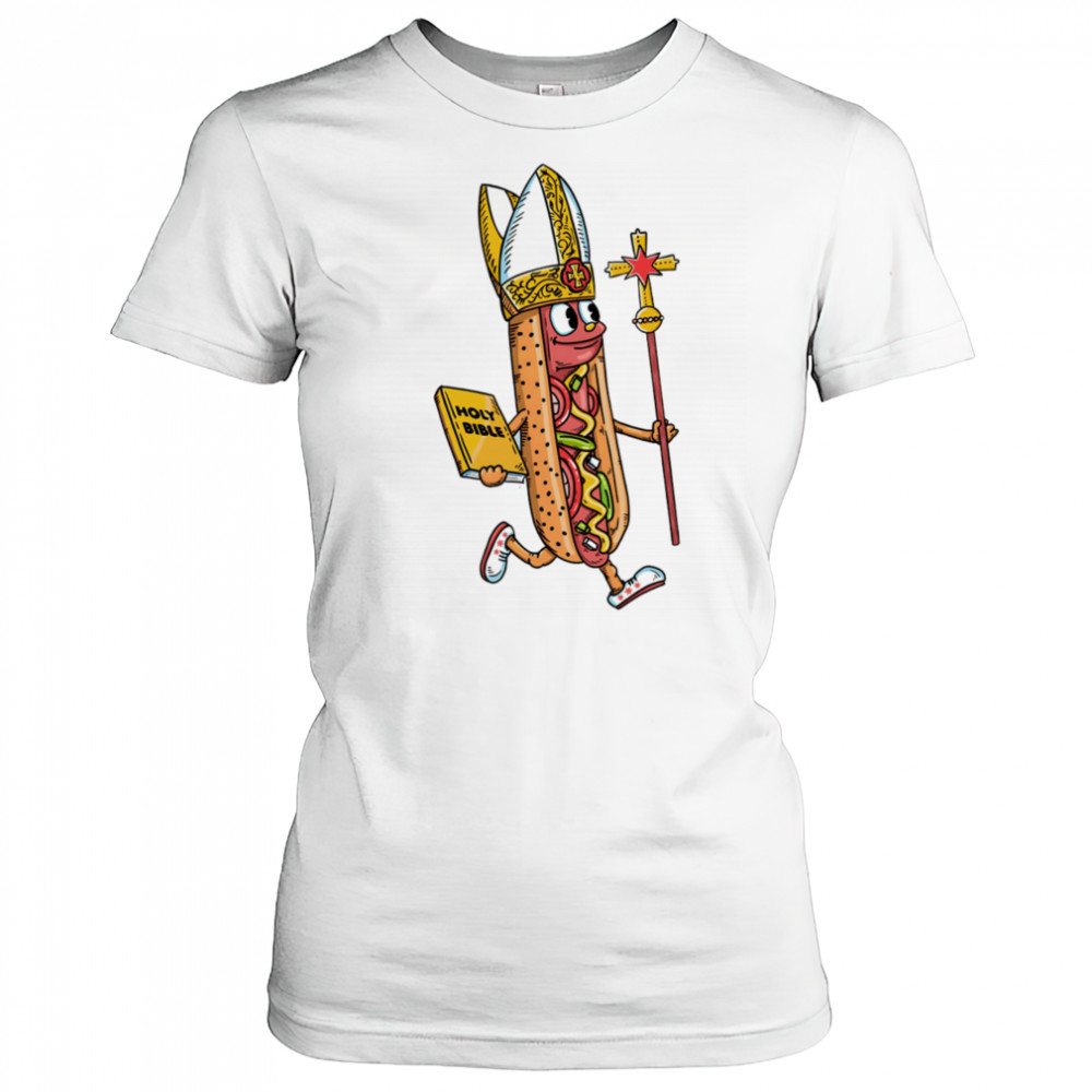 Hot dog Chicago Style Pope shirt Women's T-shirt