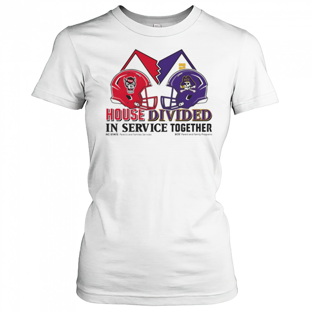 House Divided in service together NC State vs ECU shirt Women's T-shirt