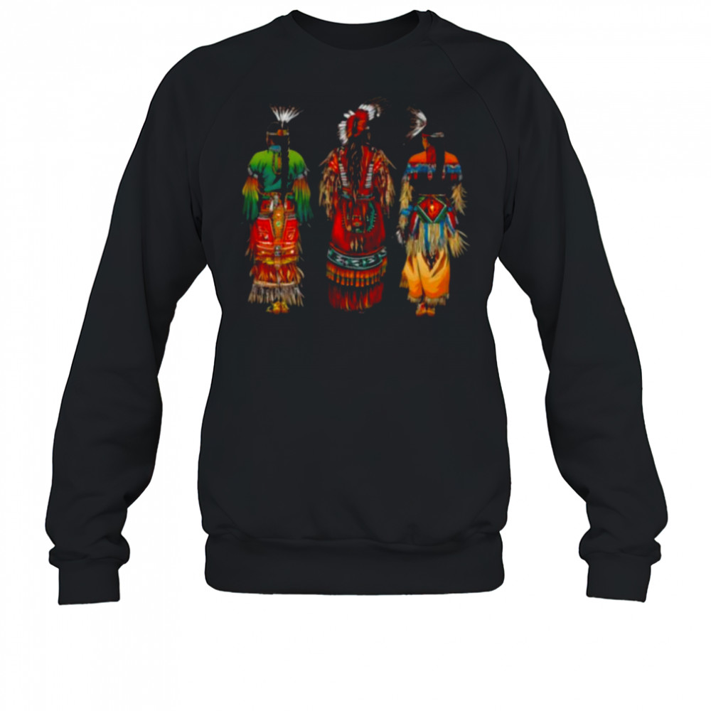Indian Tribe Native American Feather Headdress Indian Chief Shirt Sweatshirt