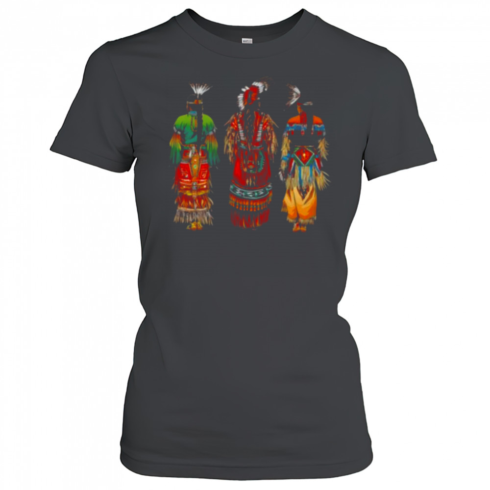 Indian Tribe Native American Feather Headdress Indian Chief Shirt Women's T-shirt
