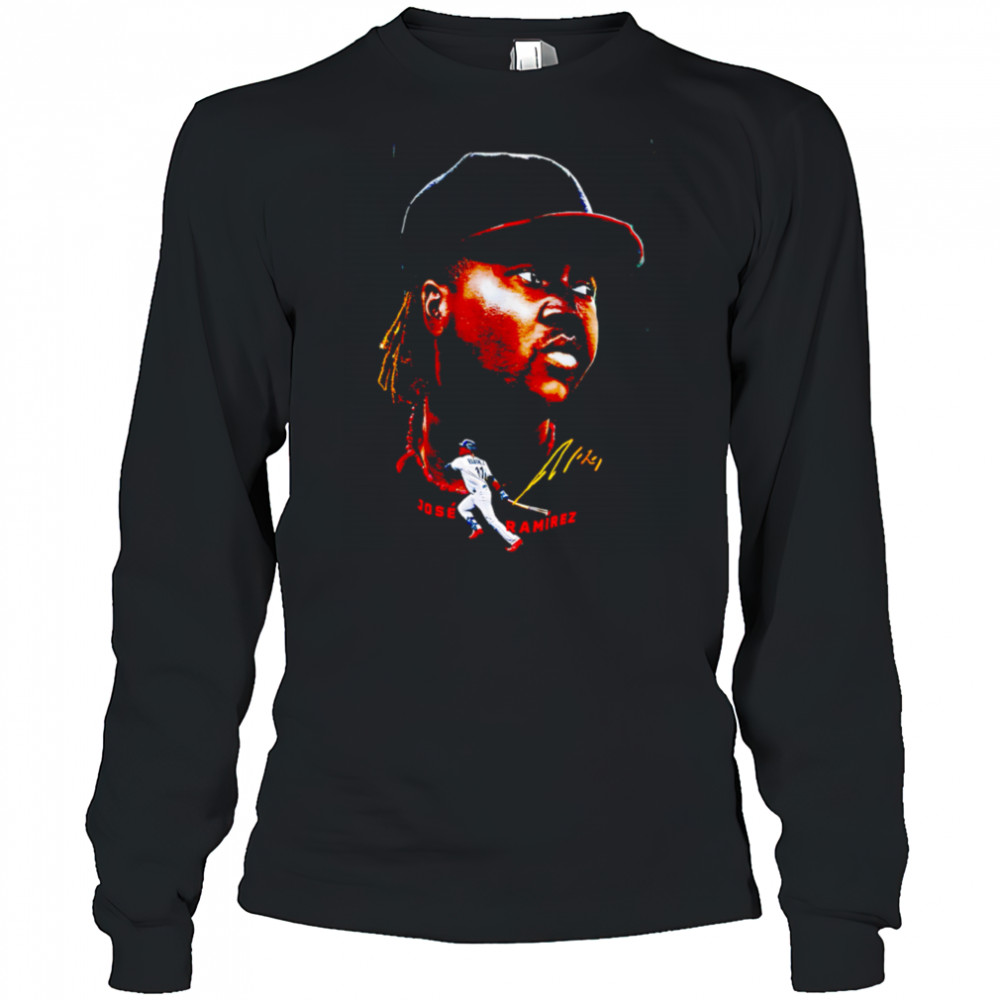 Jose Ramirez Cleveland Guardians Big Face retro shirt Long Sleeved
