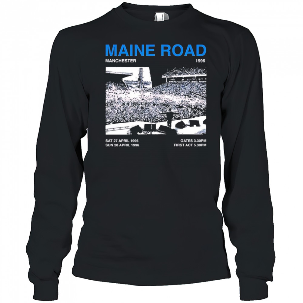 Maine Road Manchester 1996 shirt Long Sleeved