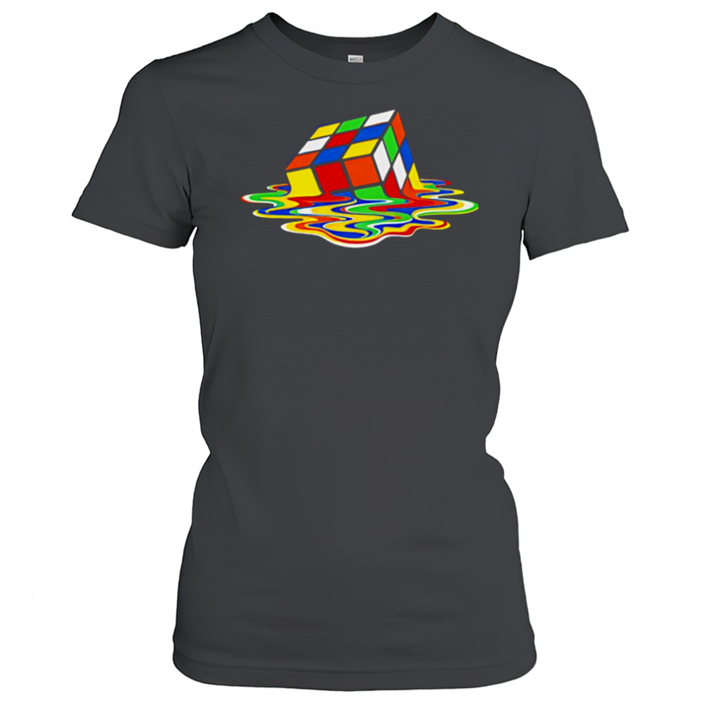 Melting Rubiks Cube shirt Women's T-shirt