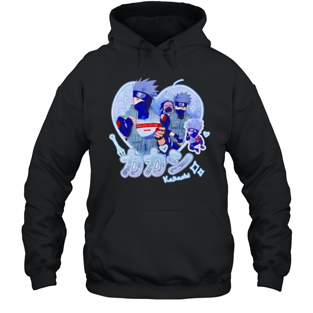 Naruto Shippuden Kakashi Heart shirt Hoodie