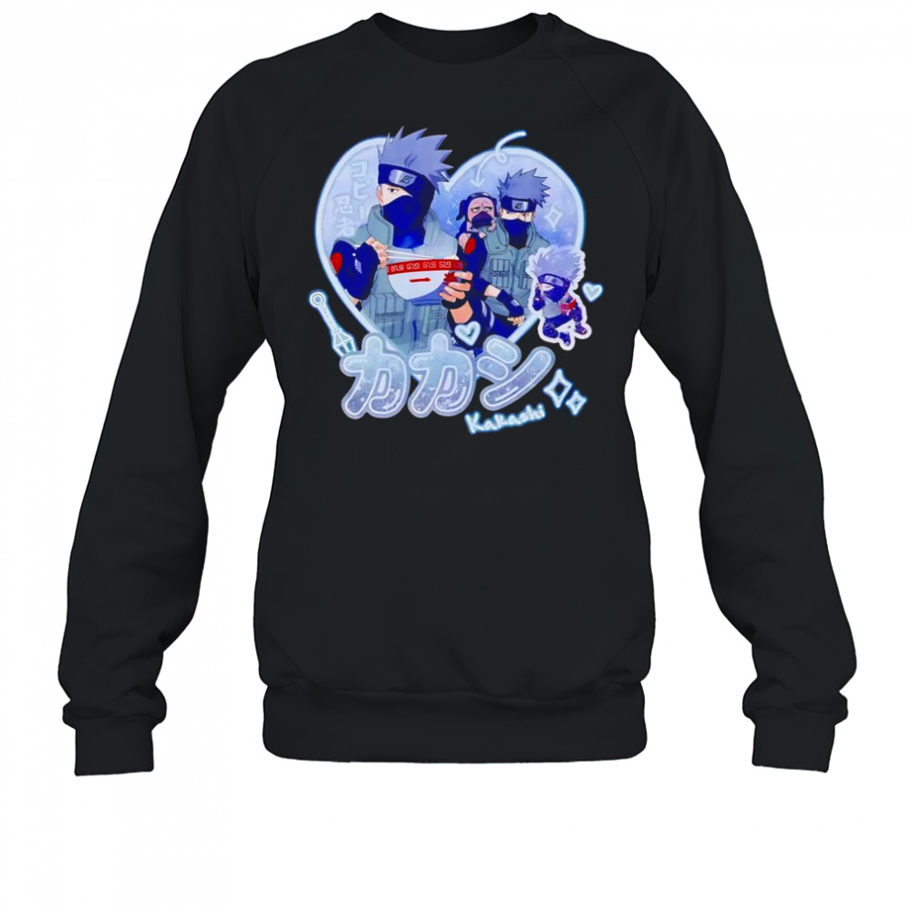 Naruto Shippuden Kakashi Heart shirt Sweatshirt