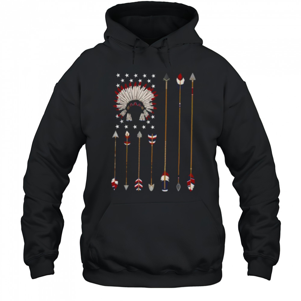Native American Indian 4th of July Indigenous Americans T Shirt Hoodie