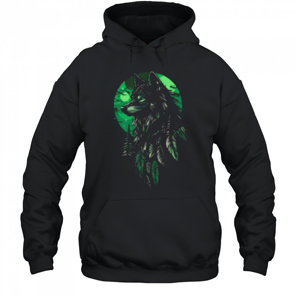 Native American Wolf Native American Pride Indian Tribe T Shirt Hoodie