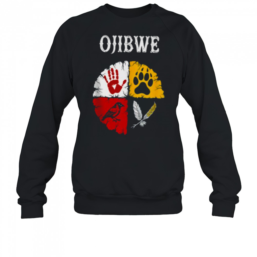 Ojibwe Native American Medicine Wheel Shirt Sweatshirt