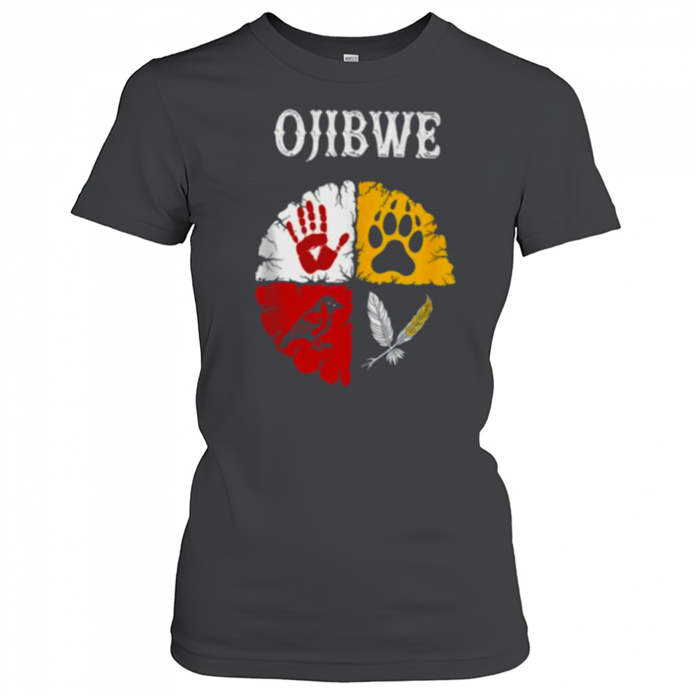 Ojibwe Native American Medicine Wheel Shirt Women's T-shirt