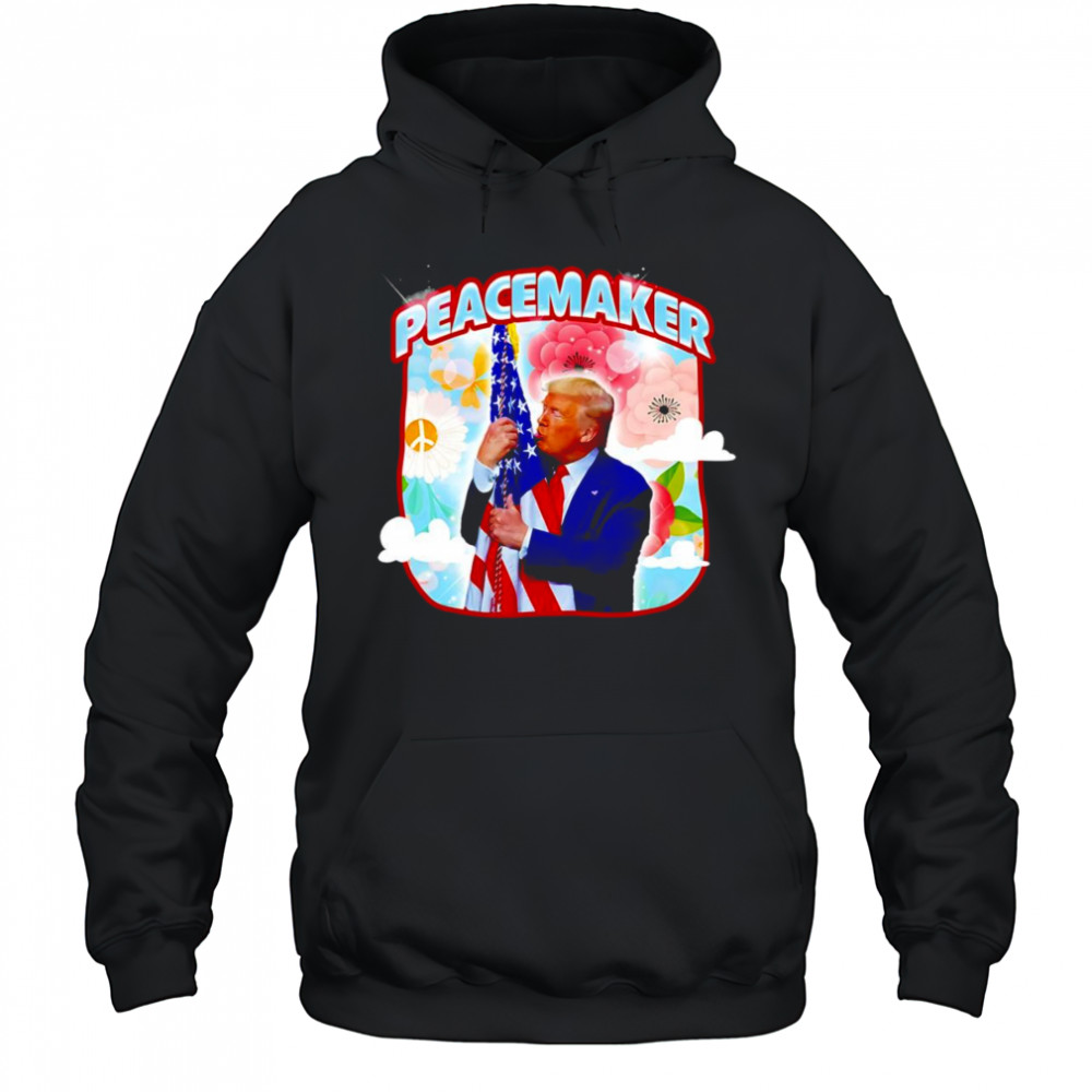 Peacemaker Trump kiss American flag shirt Hoodie