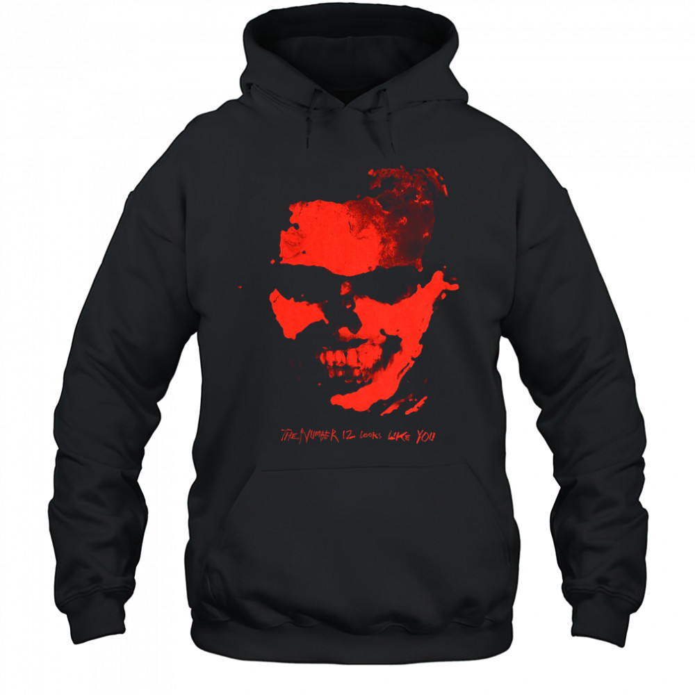 Rosyred Face – Black T-Shirt Hoodie
