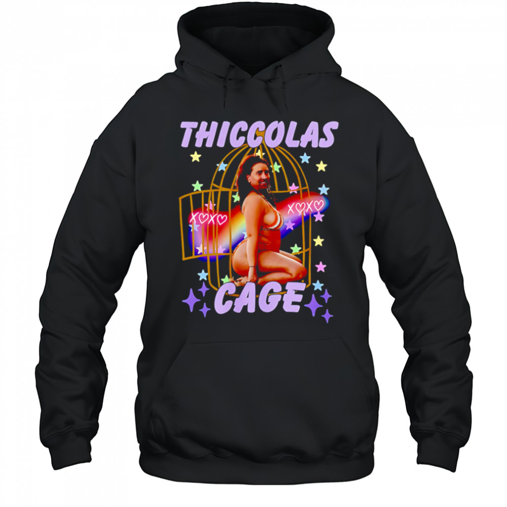 Thiccolas Cage Funny Meme shirt Hoodie