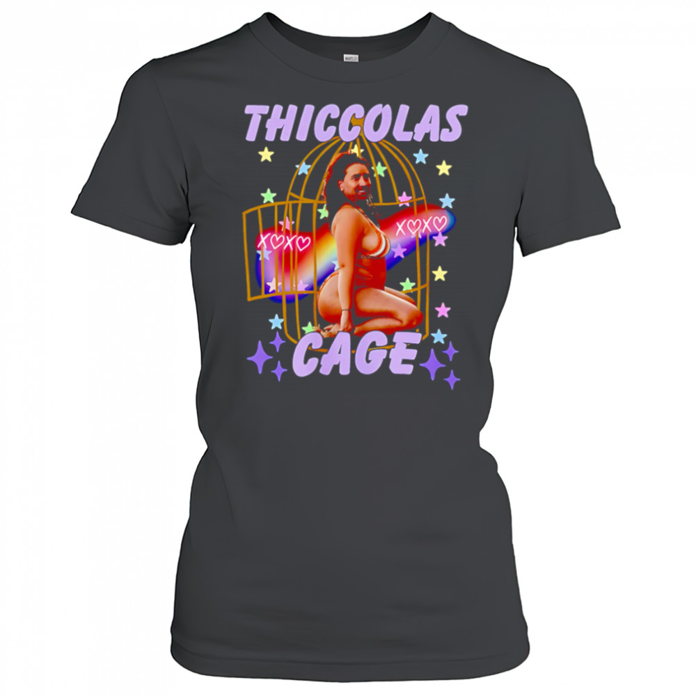 Thiccolas Cage Funny Meme shirt Women's T-shirt