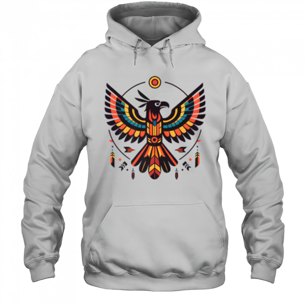 Thunderbird Native American Tribal Art Shirt Hoodie