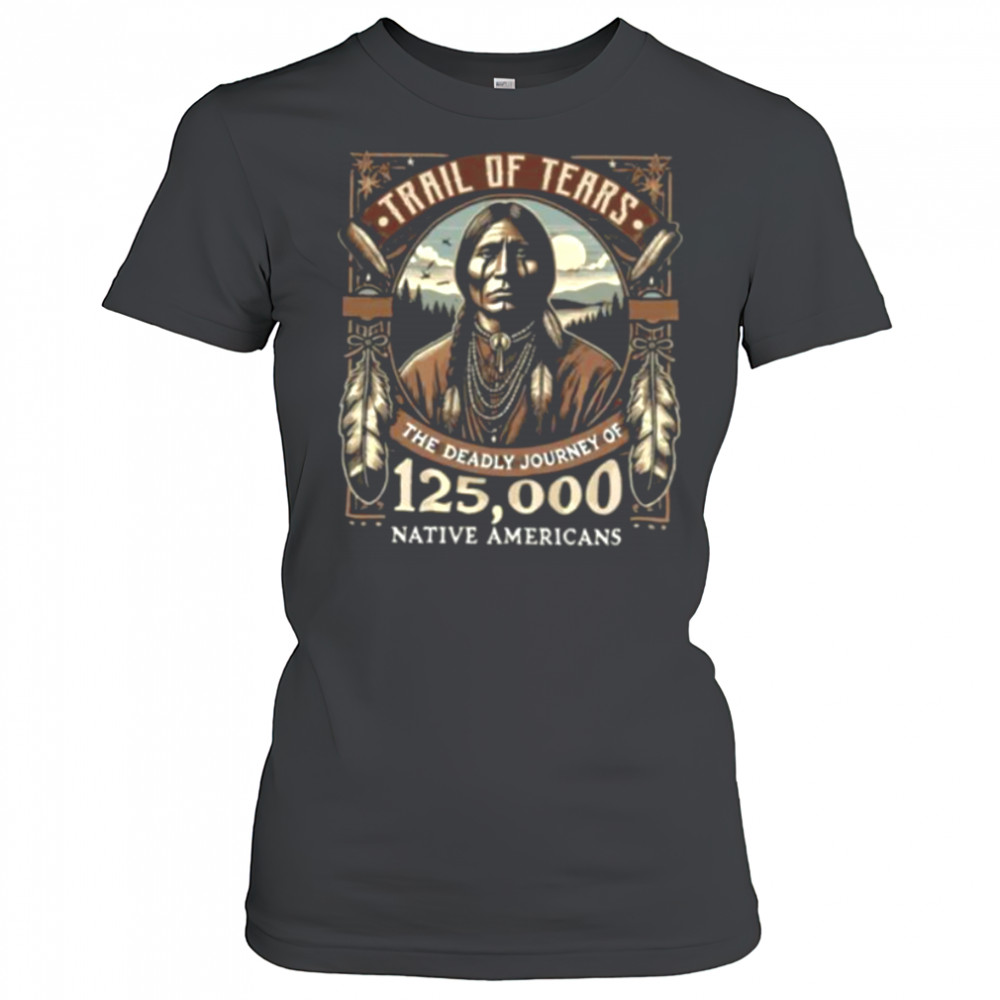 Trail Of Tears The Deadly Journey Of Native American Shirt Women's T-shirt