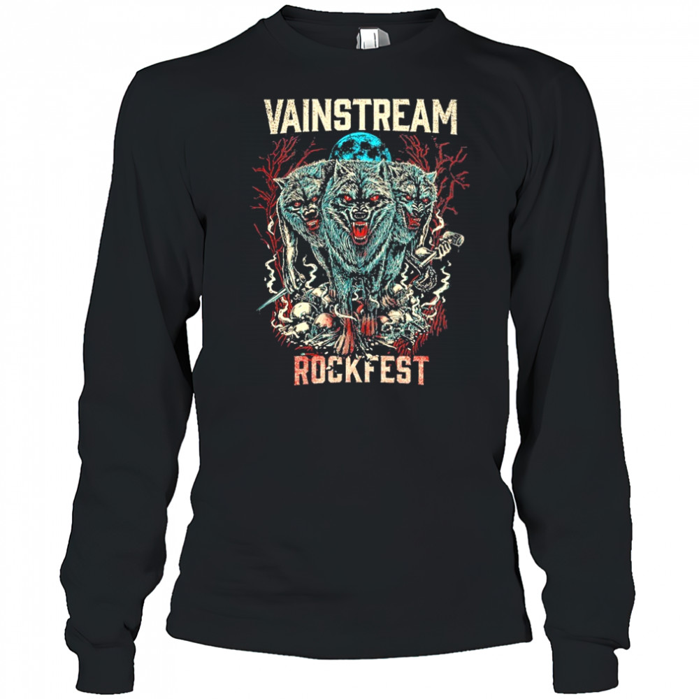 Vainstream Rockfest Wolf 2025 T-Shirt Long Sleeved