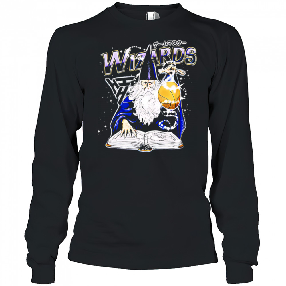 Wizards all powerful basketball shirt Long Sleeved