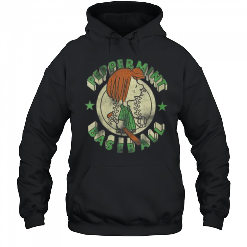 Womens Peppermint Patty Baseball T Shirt Hoodie