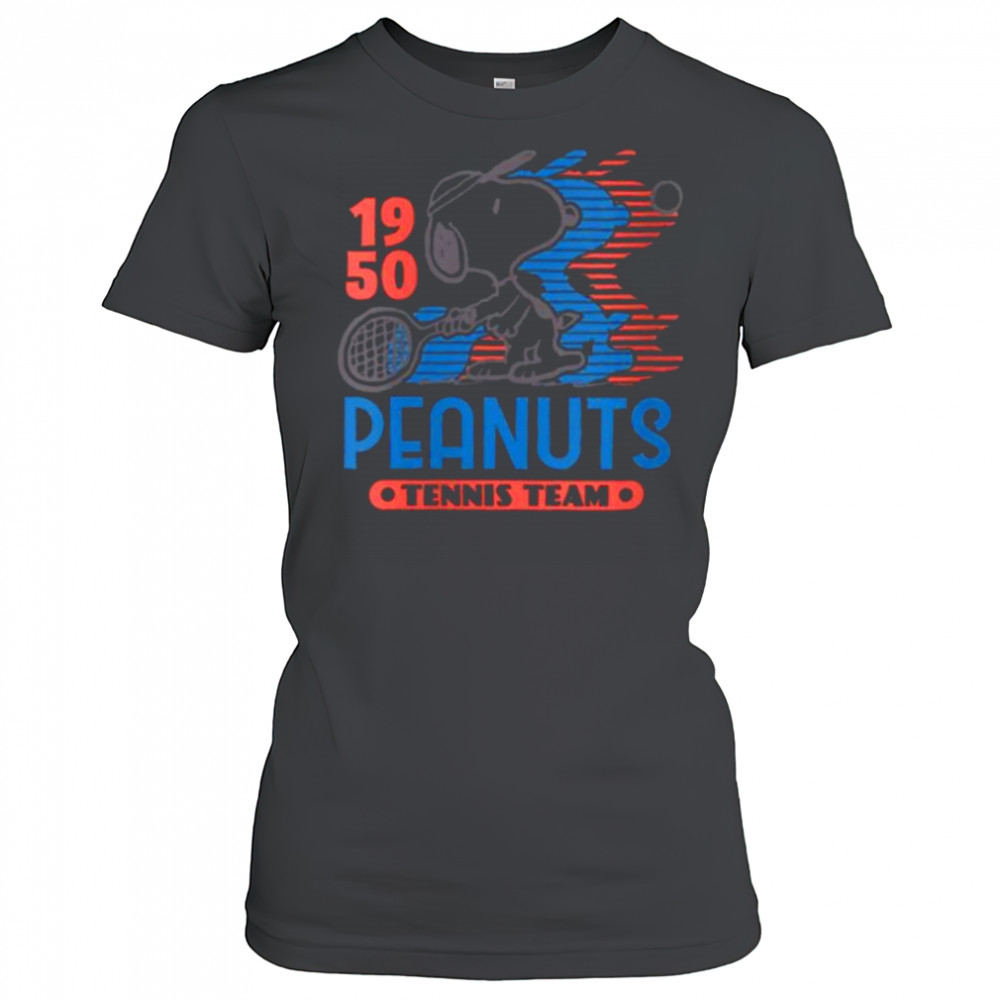Womens Snoopy Tennis Team Shirt Women's T-shirt