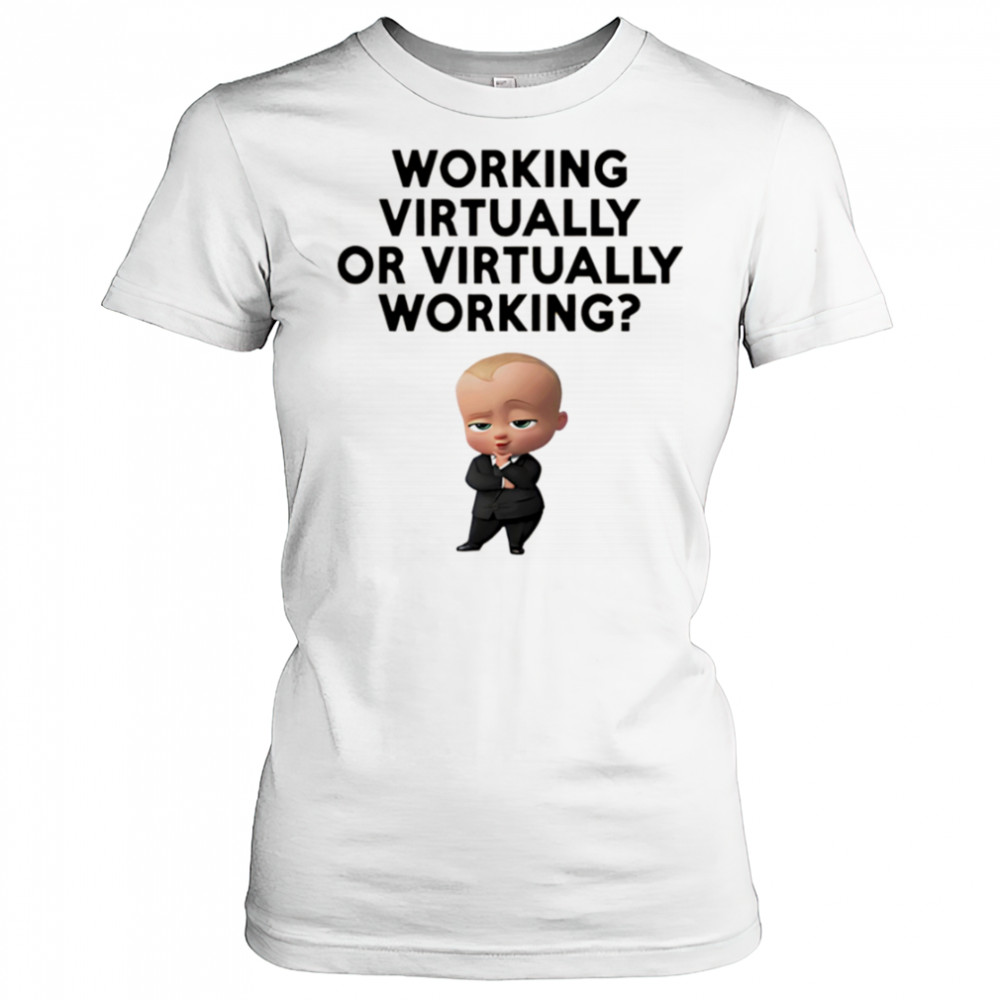Working virtually or virtually working shirt Women's T-shirt
