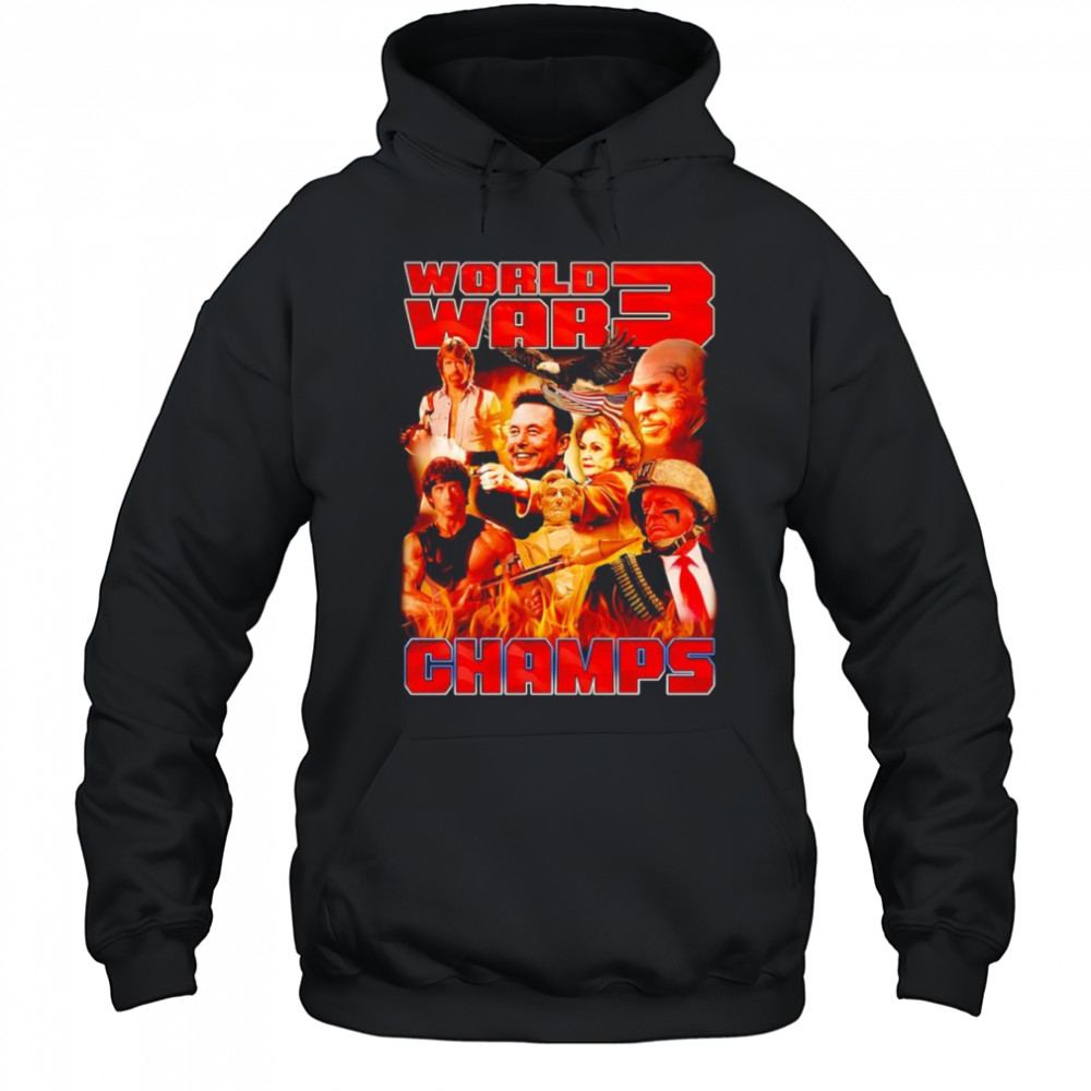 World War 3 Champs graphic shirt Hoodie