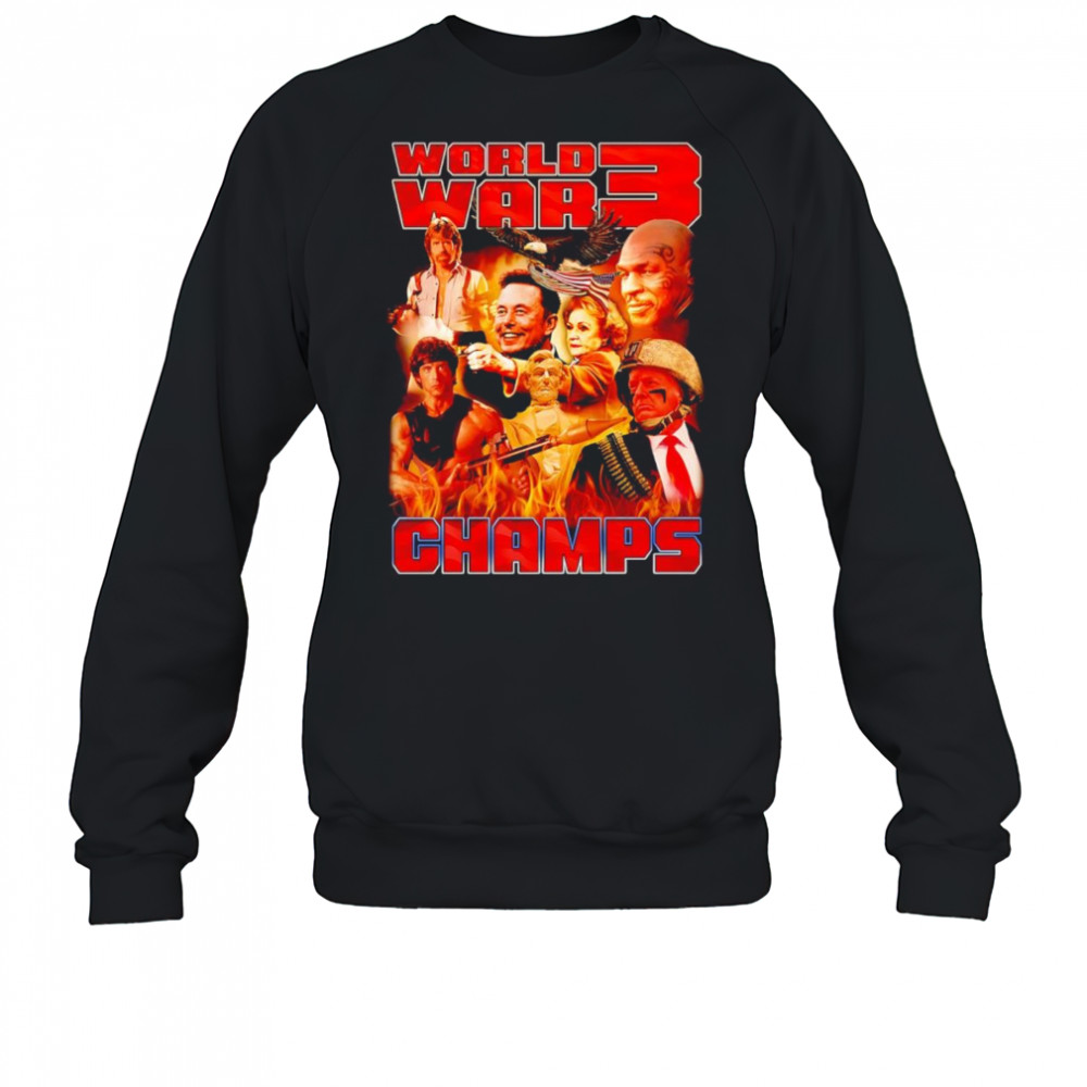 World War 3 Champs graphic shirt Sweatshirt
