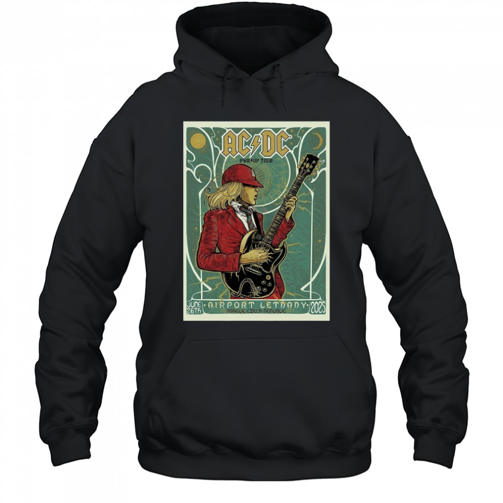 ACDC Live At Airport Letnany Prague Czech Republic June 26 2025 Poster T-Shirt Hoodie