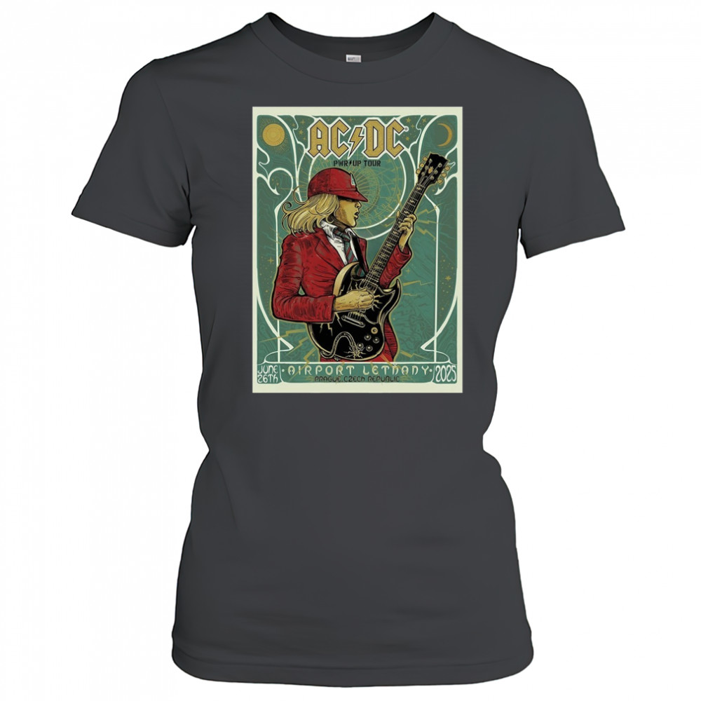 ACDC Live At Airport Letnany Prague Czech Republic June 26 2025 Poster T-Shirt Women's T-shirt