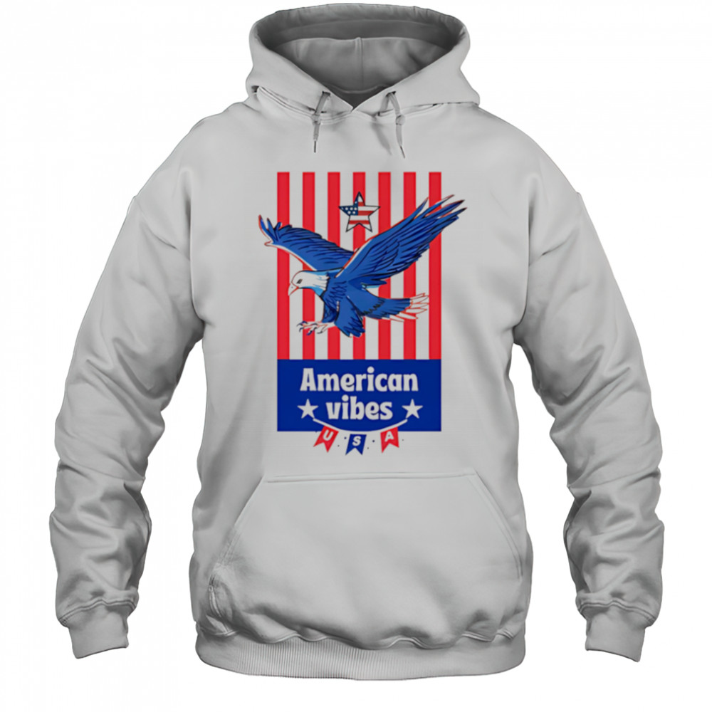 American Vibes USA Red White Blue shirt - Copy Hoodie