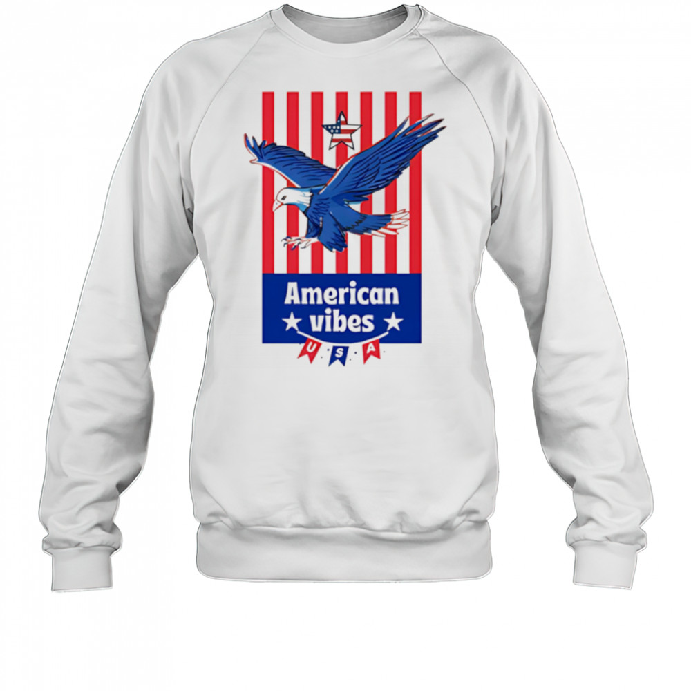 American Vibes USA Red White Blue shirt - Copy Sweatshirt