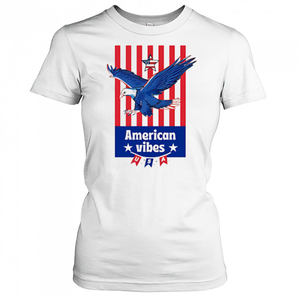 American Vibes USA Red White Blue shirt - Copy Women's T-shirt