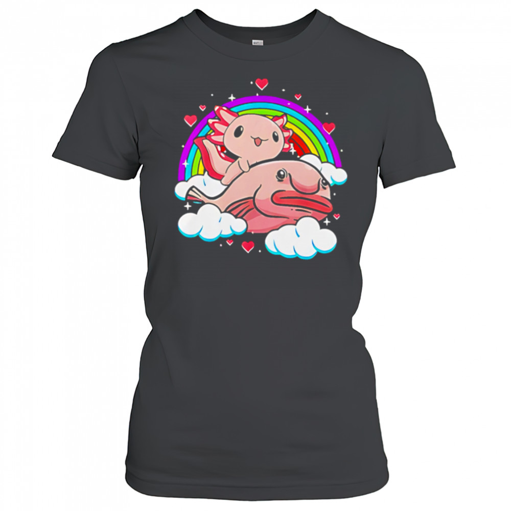 Axolotl and Blobfish Rainbow Funny shirt Women's T-shirt