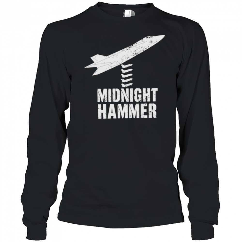 B2 bomber midnight hammer shirt Long Sleeved