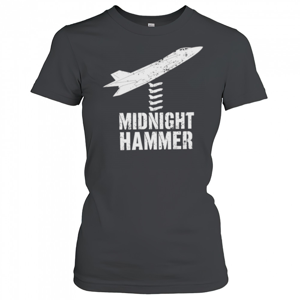 B2 bomber midnight hammer shirt Women's T-shirt