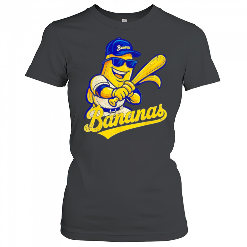 Bananas Baseball Banana Baseball Logo shirt Women's T-shirt