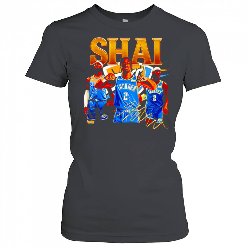 Basketball NBA Shai Bootleg signature shirt Women's T-shirt