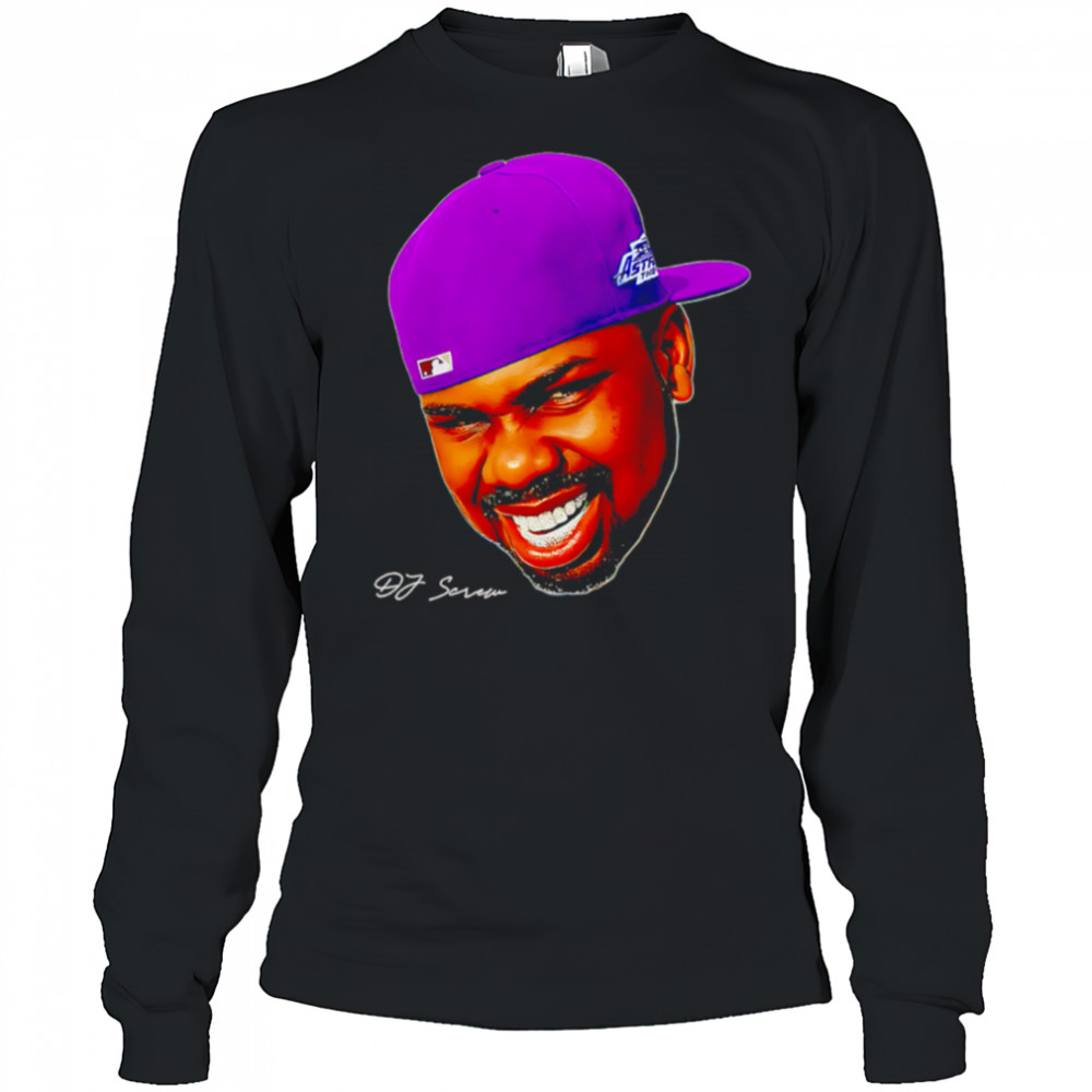 Big Head DJ Screw Hat Club Selena Houston Astros shirt Long Sleeved
