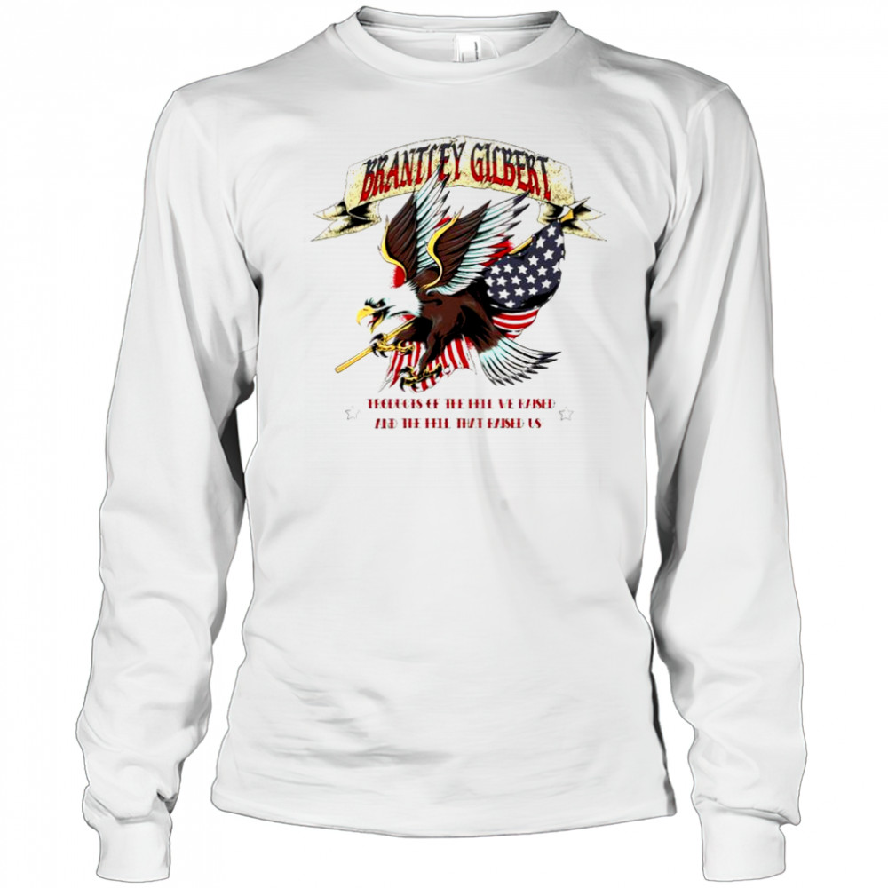 Brantley Gilbert Tattoo Eagle T-Shirt Long Sleeved